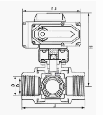 電動(dòng)三通絲口球閥 電動(dòng)三通絲口球閥